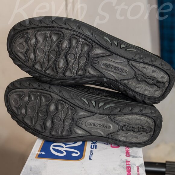 Black Skechers Ladies' Slip On Shoe‎ - Picture 5 of 7